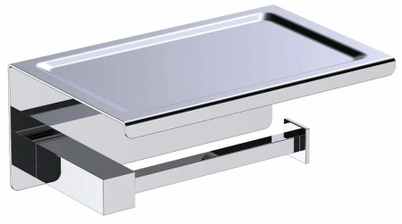 Бумагодержатель с полкой для телефона Timo Selene 10044/00 хром